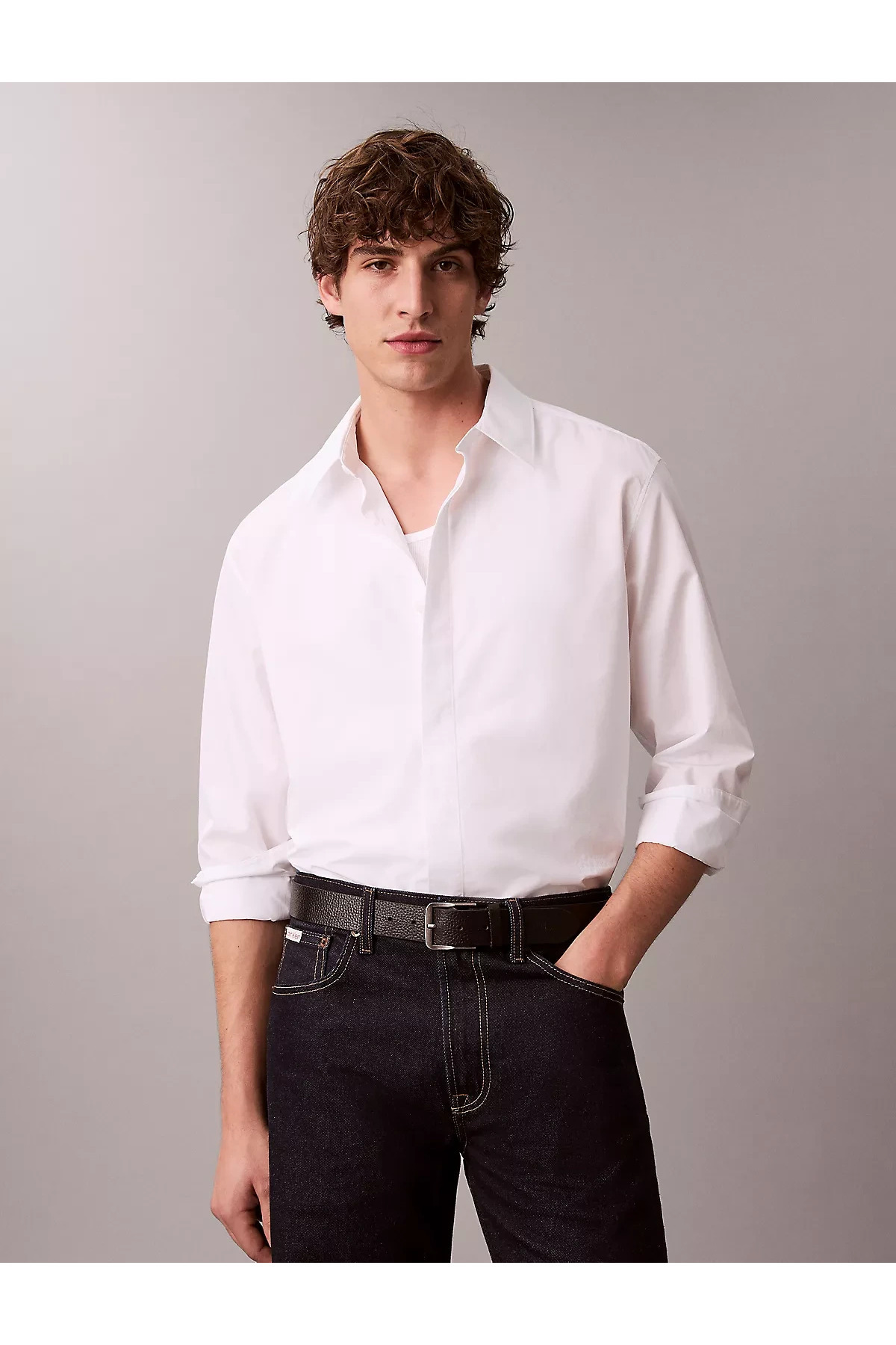 پیراهنمردانهCalvin Kleinسفید