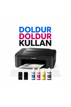 Canon E3640 Wifi YAZICI VE TIPALI KARTUŞ SİSTEMİ