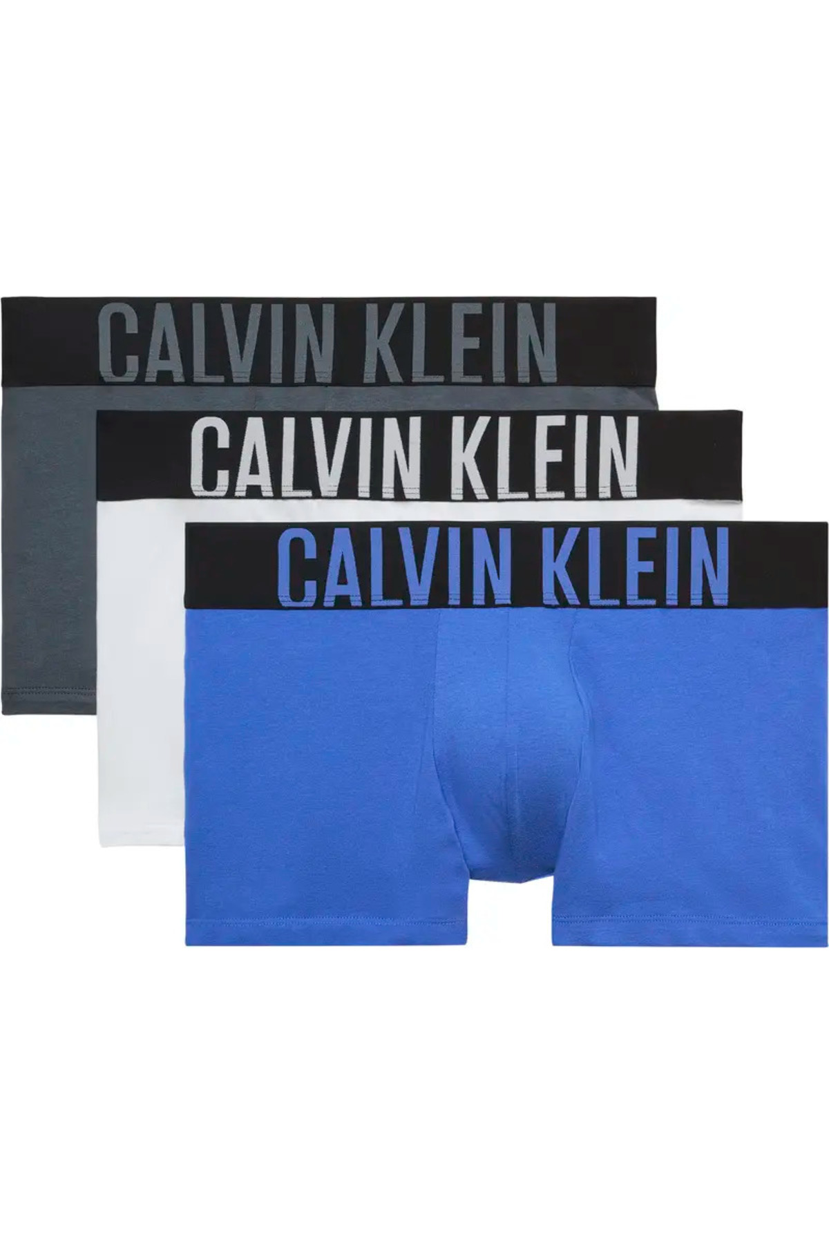Calvin Klein Pánská třídílná sada boxerek s pruhovanými detaily