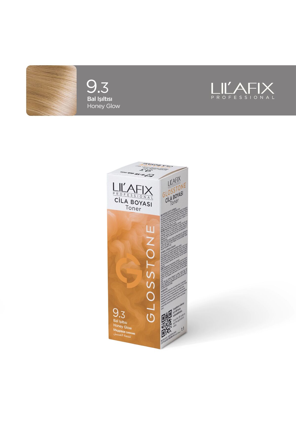 Lilafix Professional Lilafix Glosstone Saç Cila Boyası 100 ml 9.3 Bal Işıltısı — رنگارنگ glosstonecila