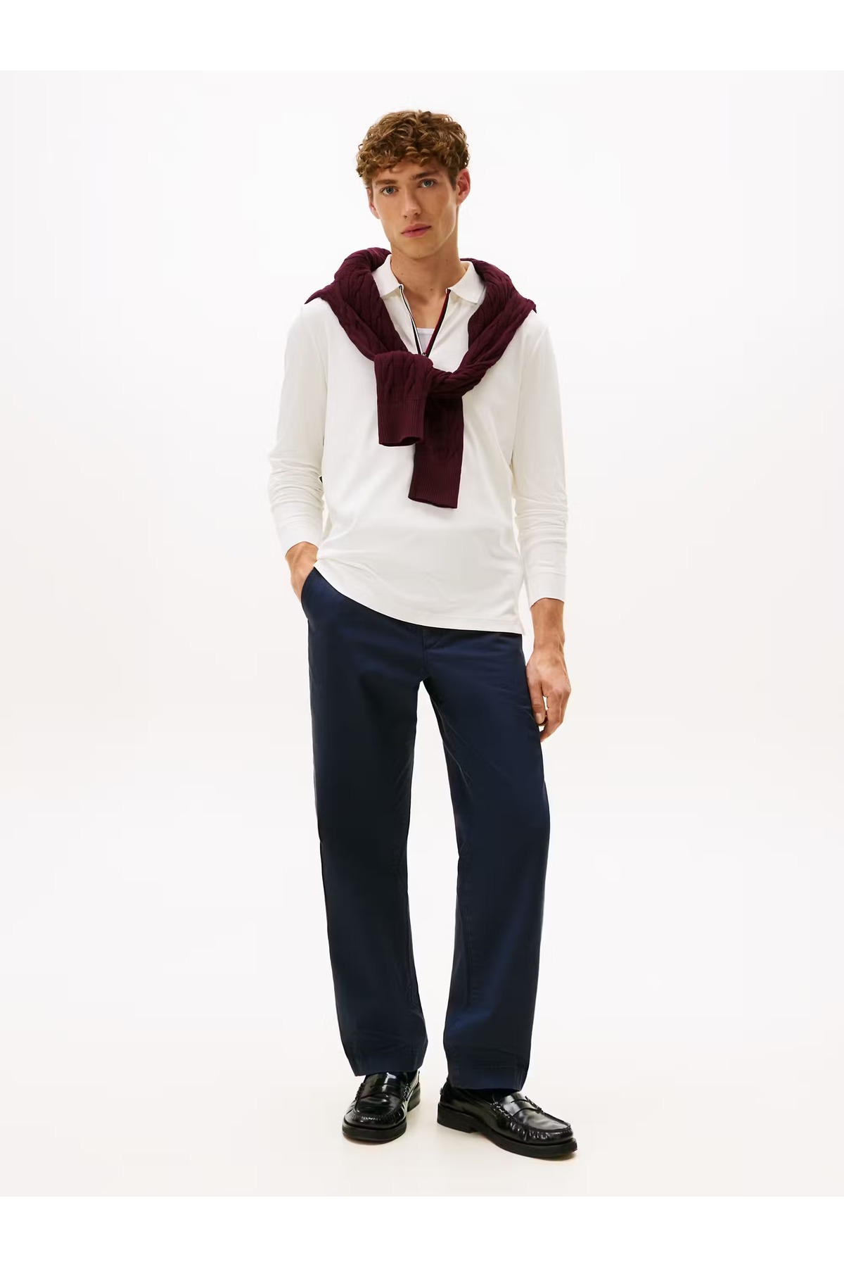 پولوشرت مردانه یقه انگلیسی | تامی هیلفیگر Tommy Hilfiger MW0MW40302 VN - تصویر 3