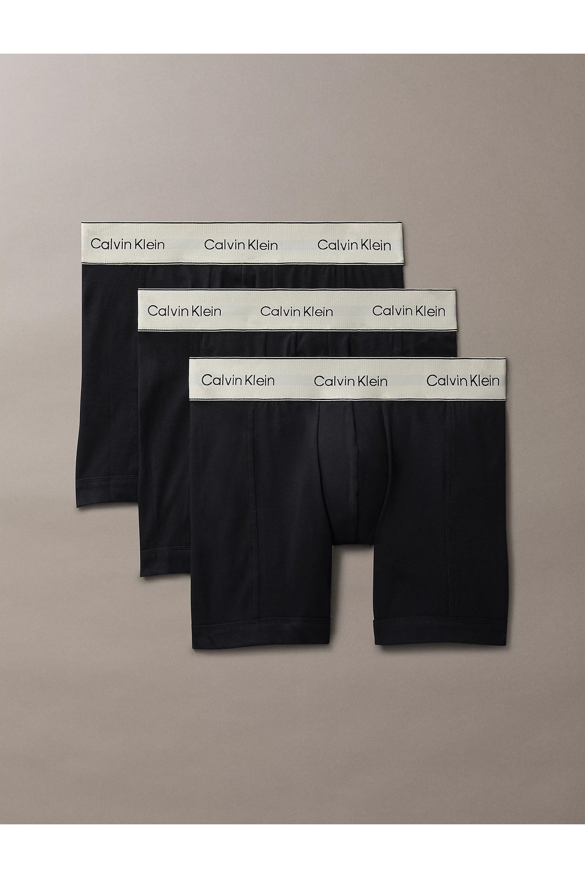 Calvin Klein Męskie bokserki z bawełny z elastycznym pasem, 3 sztuki, czarne