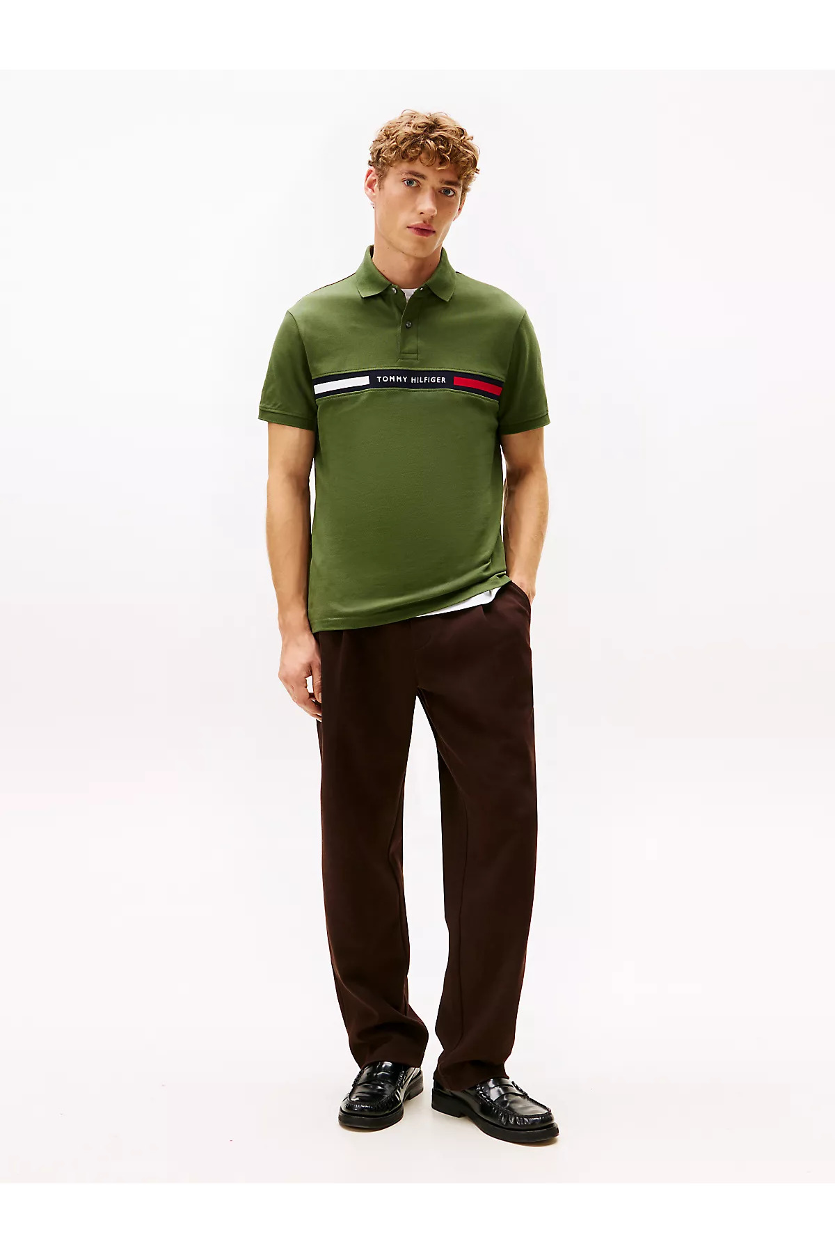 پولوشرت مردانه یقه پلو | تامی هیلفیگر Tommy Hilfiger MW0MW38130L01 TR - تصویر 2