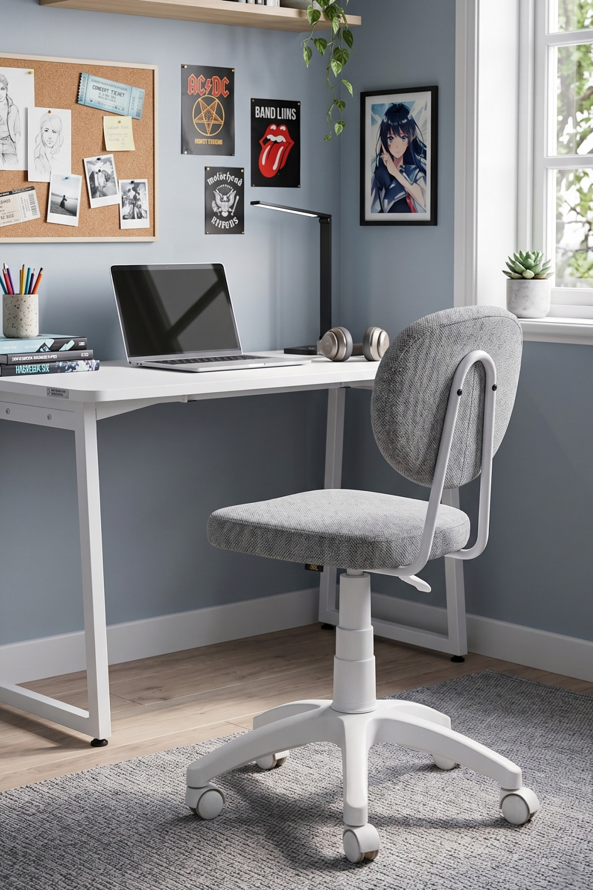 Marine Study Chair Teddy Office chair with wheels