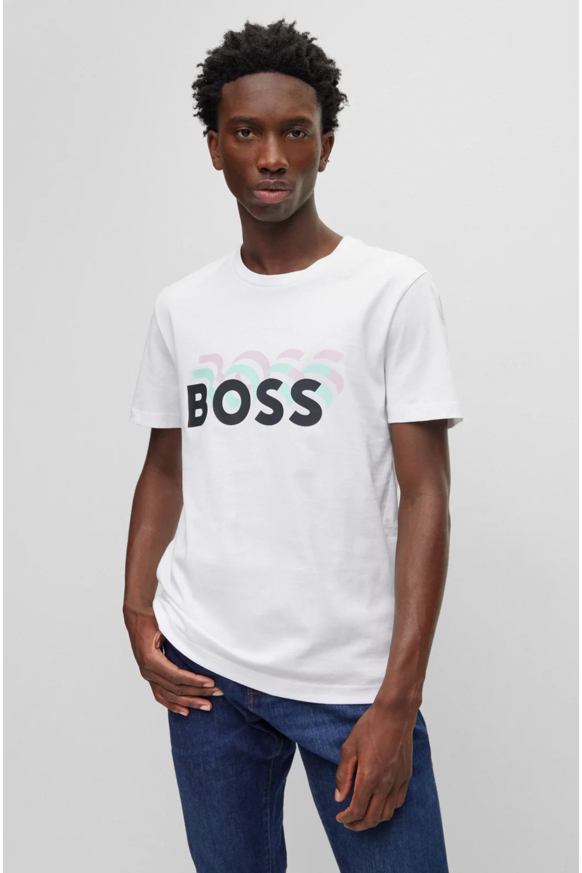 تیشرتمردانهBOSSسفید تیشرتمردانهBOSSسفید