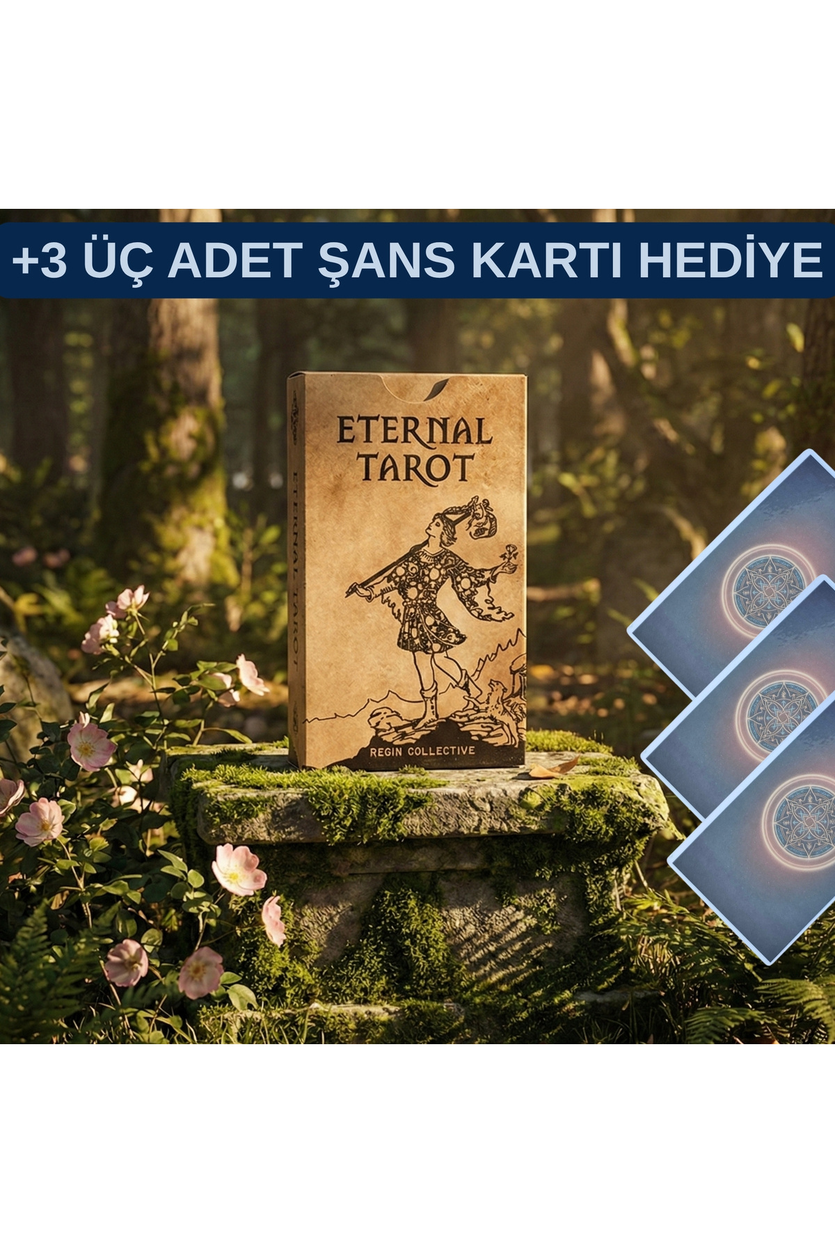 ETERNAL 歴史的遺物 トレーディングカードセット Tanem Mall Eternal Tarot 78 Kart Tarot Destesi - Özel Tasarım 3