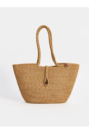 LC Waikiki LCW ACCESSORIES Kadın Hasır Plaj Çantası