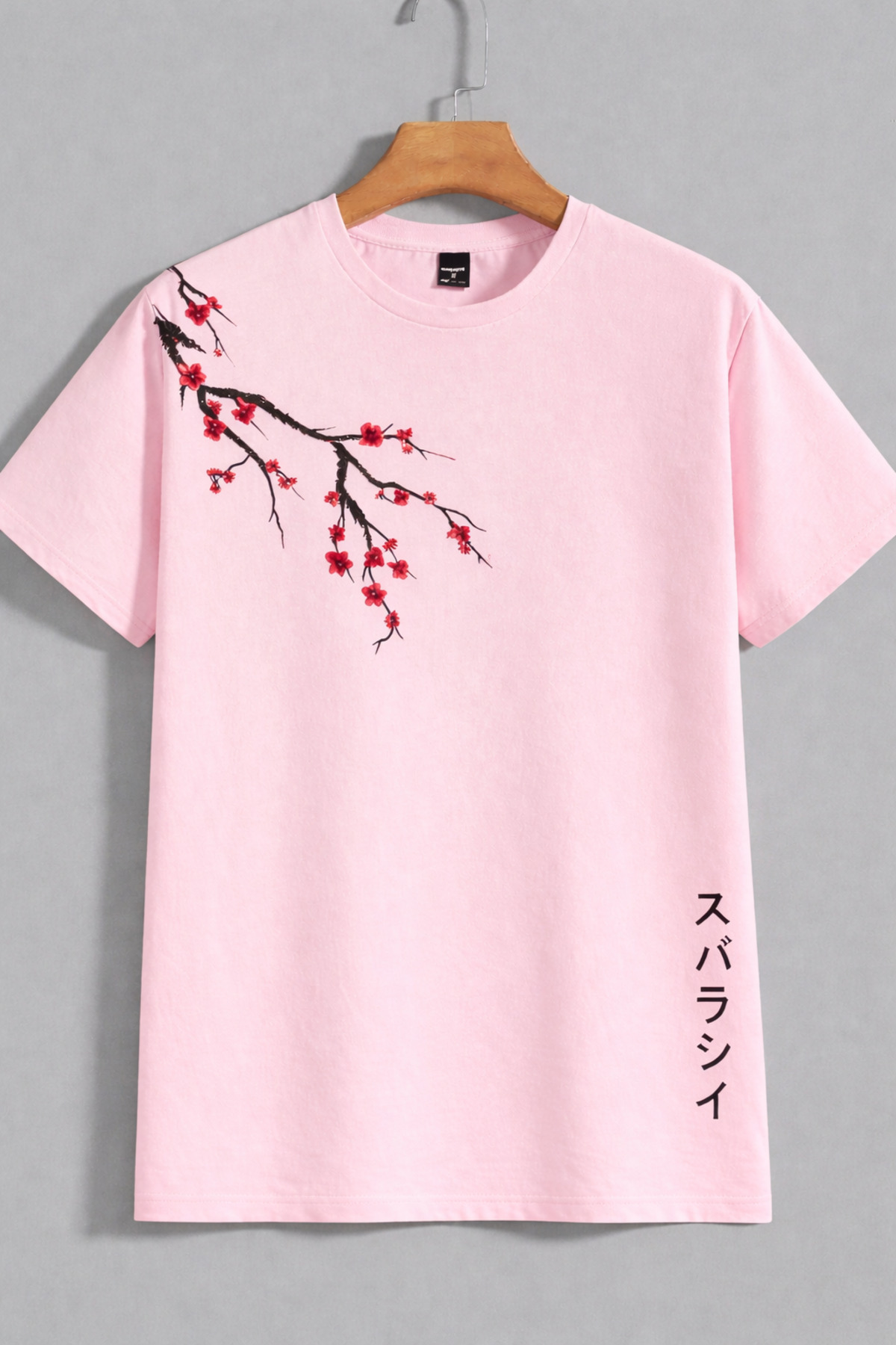 VODEXA Ünisex Oversize T-Shirt JAPON Baskılı %100 Pamuk Tişört