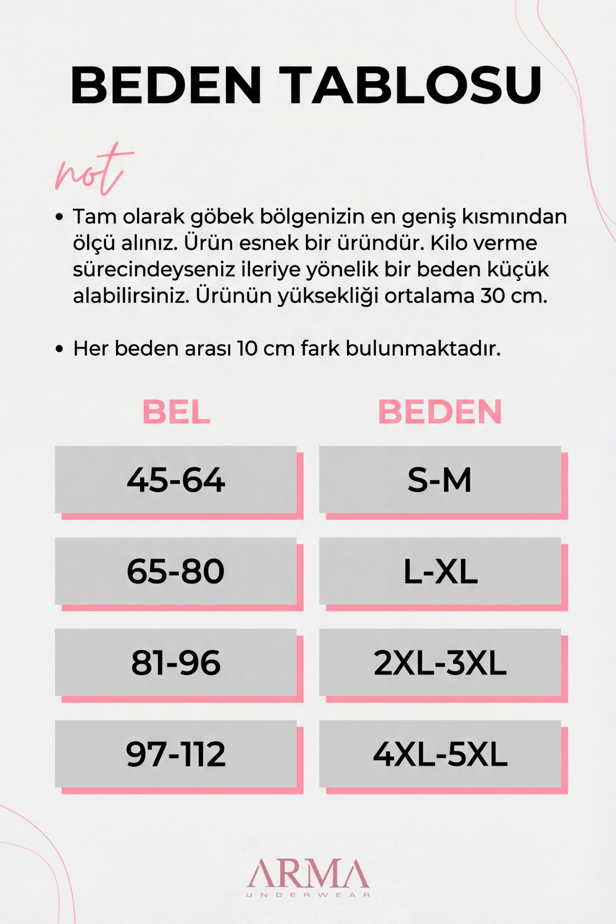 Arma Yıldız Kadın Siyah Doğum Sonrası Lohusa Bel Korsesi, Agraflı Göbek Toparlayıcı Sıkılaştırıcı Korse görsel 6