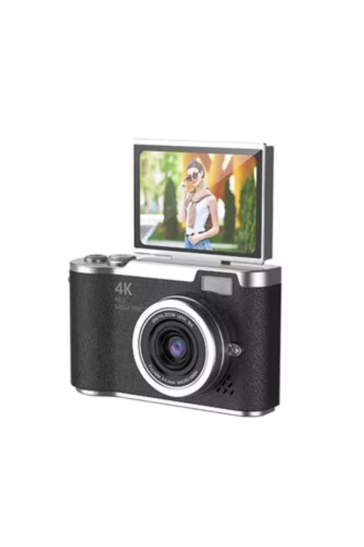 Sepetink 4K Dijital Kamera 48 MP 8X Zoom ve 180 Derece Flip Ekran Vlog Çekim Özellikli - Fiyatı, Yorumları