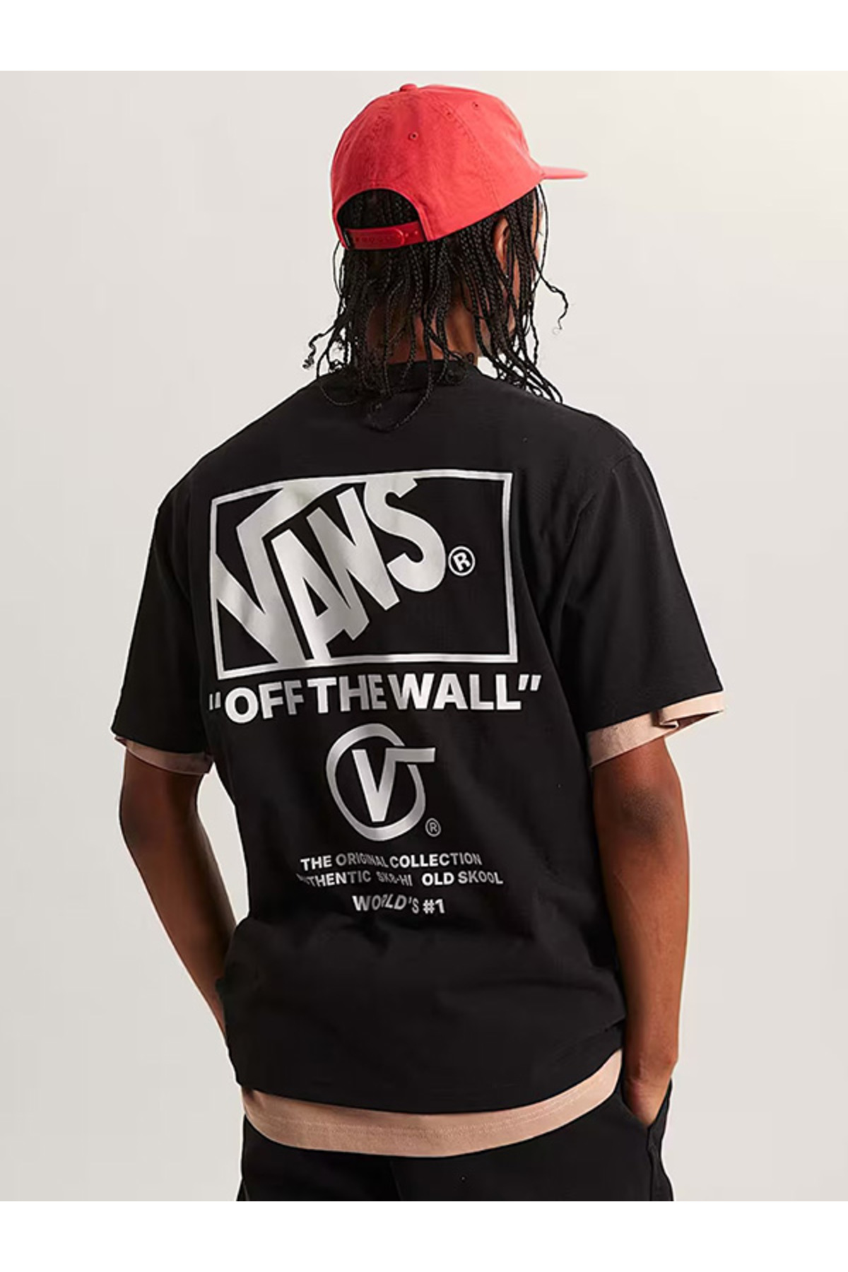 Erkek Stacked Hi SS Tee VN000PEW-BLK1 4
