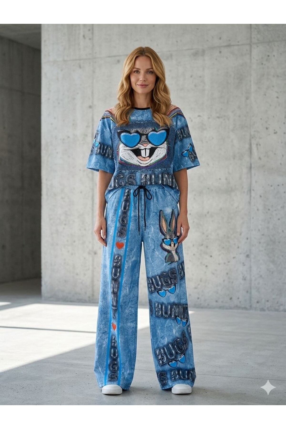 TRENDY CUSTOM STONE PRINT EMBROIDERED TRACKSUIT -SPECIAL STONE PRINT EMBROIDERED TRACKSUIT SET2