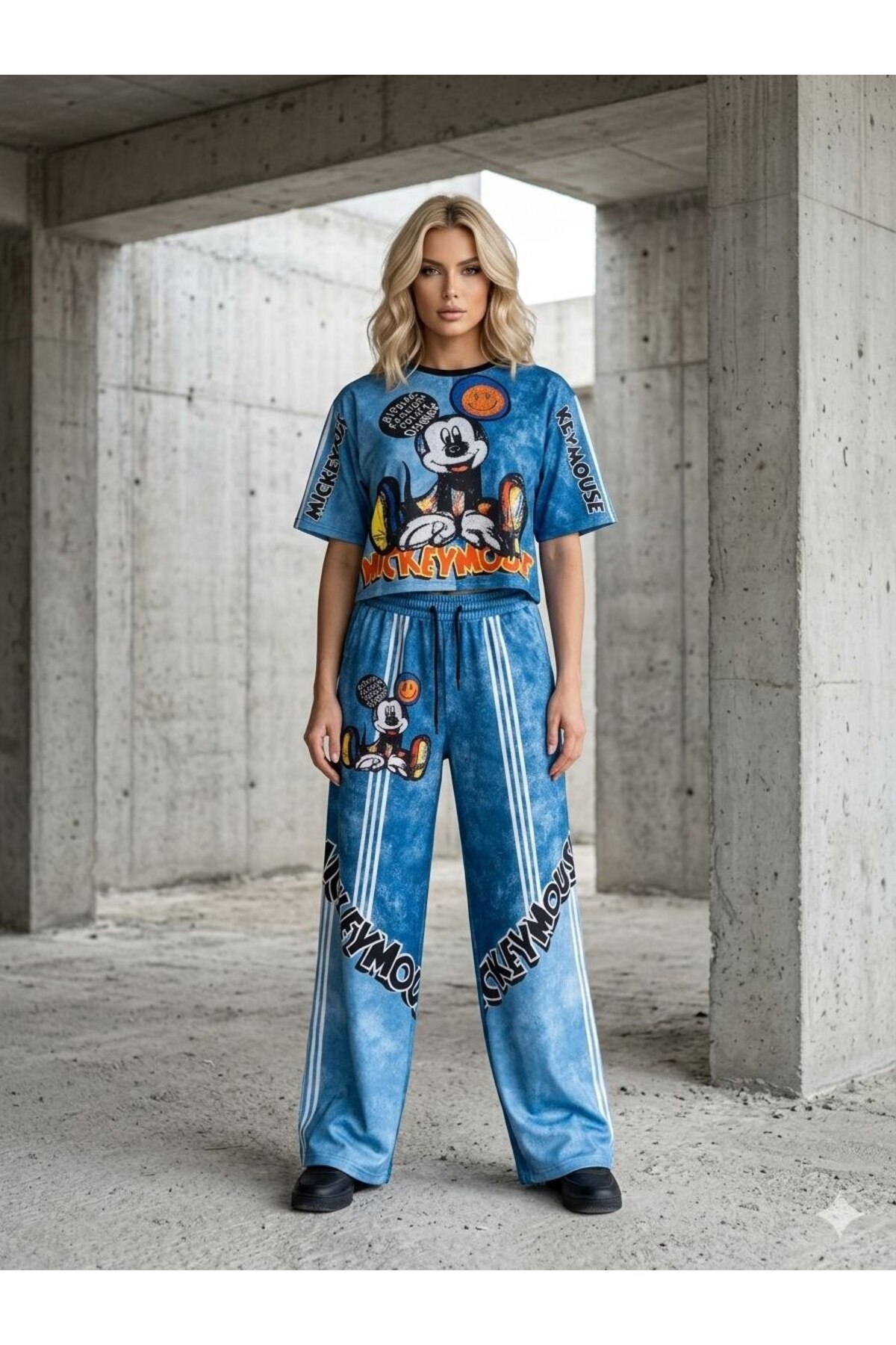 TRENDY CUSTOM STONE PRINT EMBROIDERED TRACKSUIT -SPECIAL STONE PRINT EMBROIDERED TRACKSUIT SET2