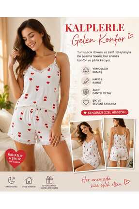 ASİLİST KADIN RAHAT MODEL YAZLIK PİJAMA TAKIMI