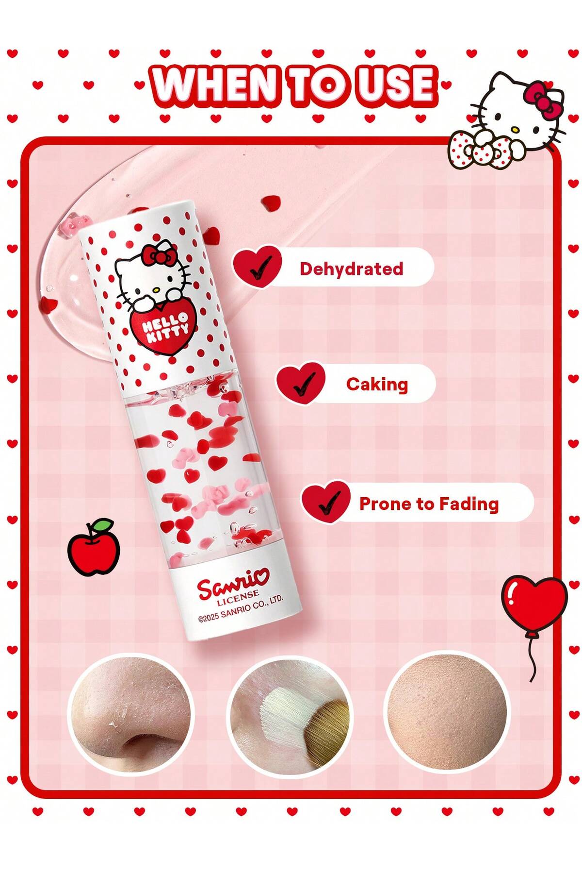 Hello Kitty x Jelly Amor Nemlendirici Makyaj Bazı (Hydrating Primer) Gözenek Gizleyici — سفید sb2412276591968785 — تصویر 2 از 5