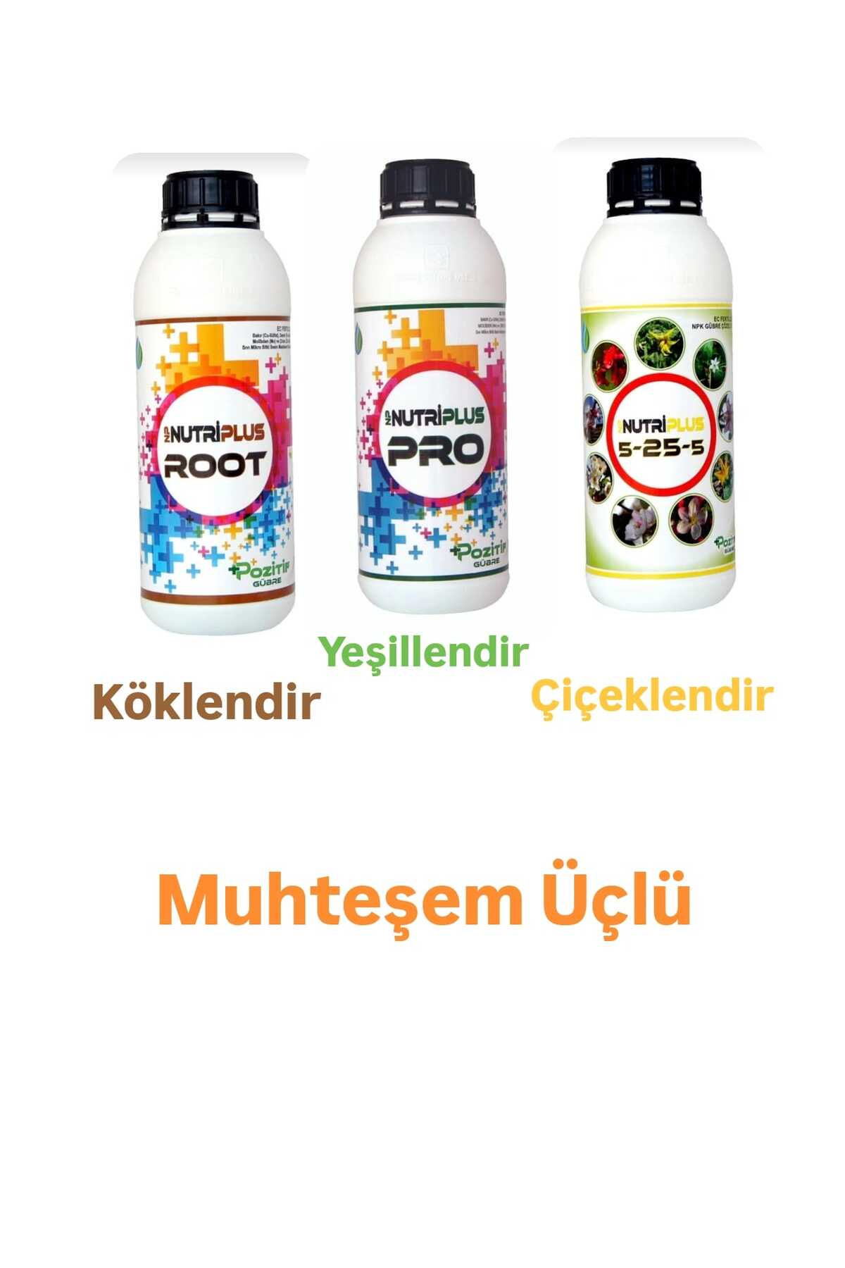 Pozitif Gübre Köklendirici Çiçeklendirici Azot Fosfor Potasyum