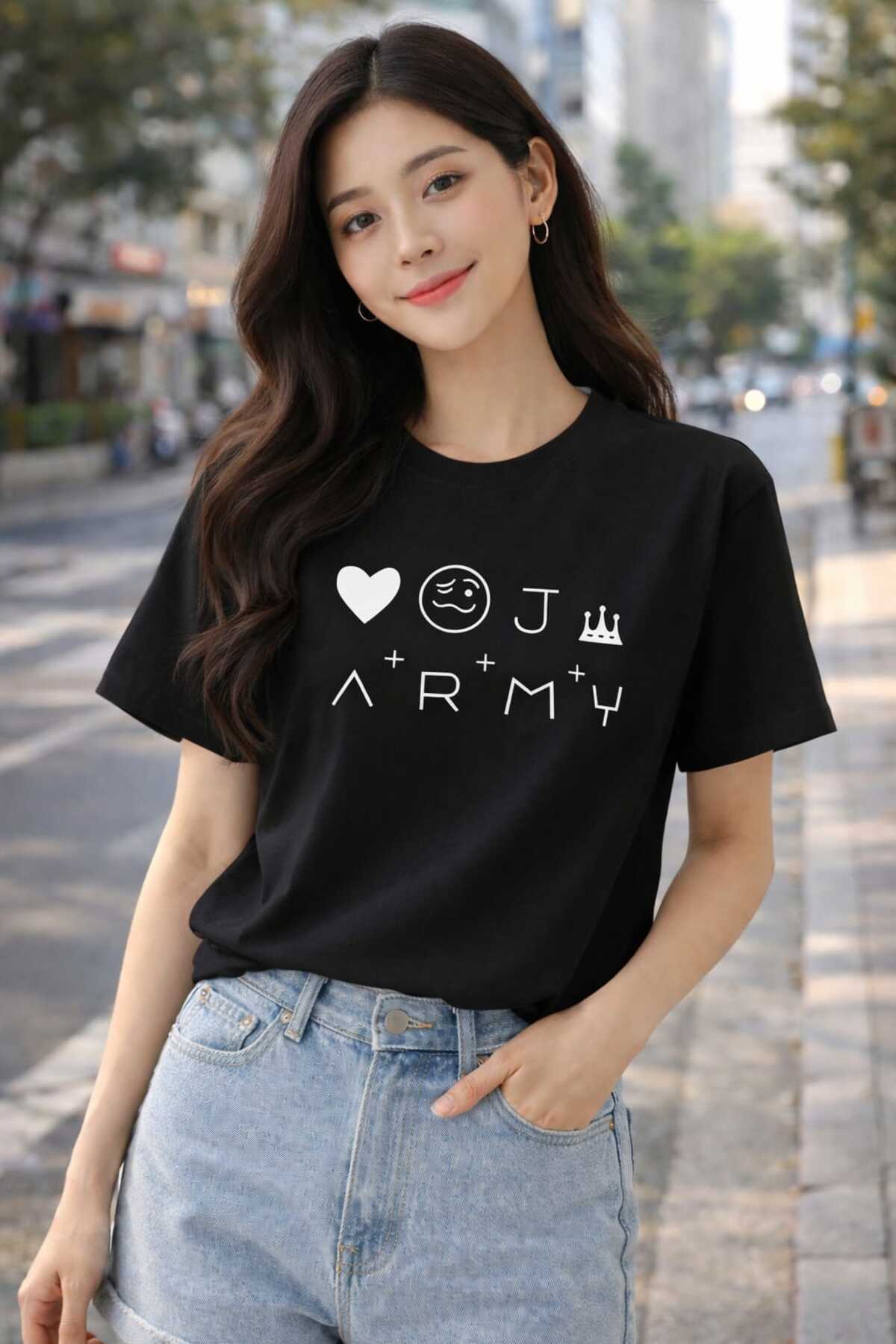 Arirang World Tour Printed Oversized T-Shirt
