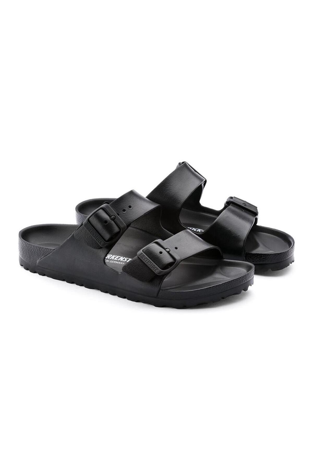ARIZONA EVA WATER RESISTANT BLACK DOUBLE BAND MEN'S SLIPPERS 129421
