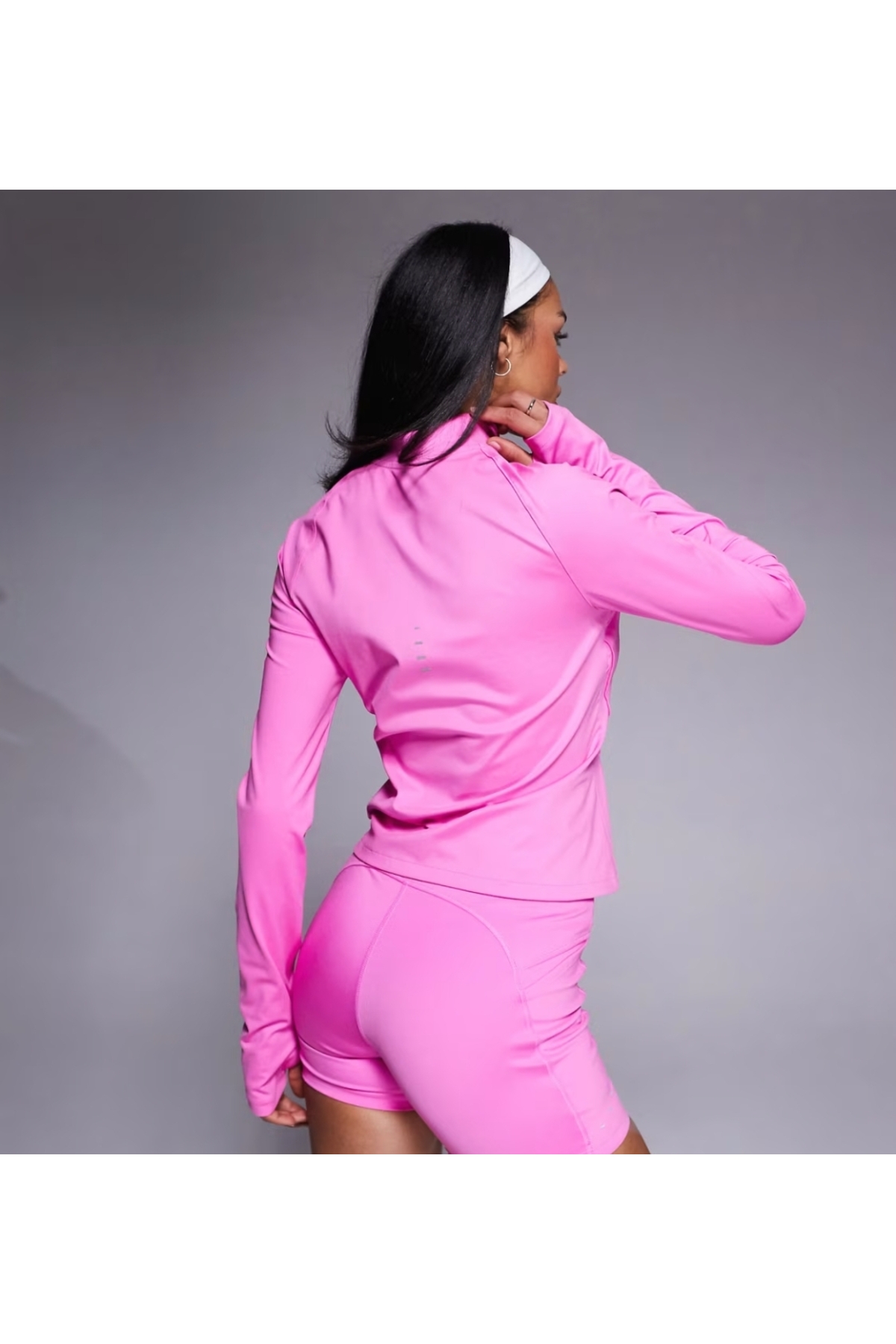 Nike Swift Dri-Fit Full-Zip Mid-Layer Running Top Kadın fermuarlı üst ASLAN SPORT görsel 2