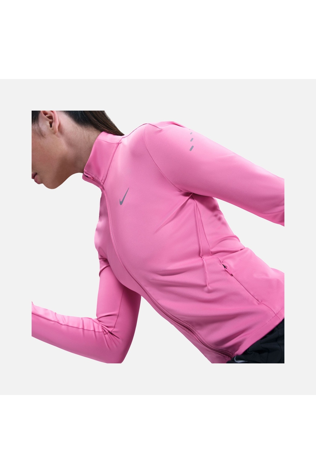Nike Swift Dri-Fit Full-Zip Mid-Layer Running Top Kadın fermuarlı üst ASLAN SPORT görsel 4