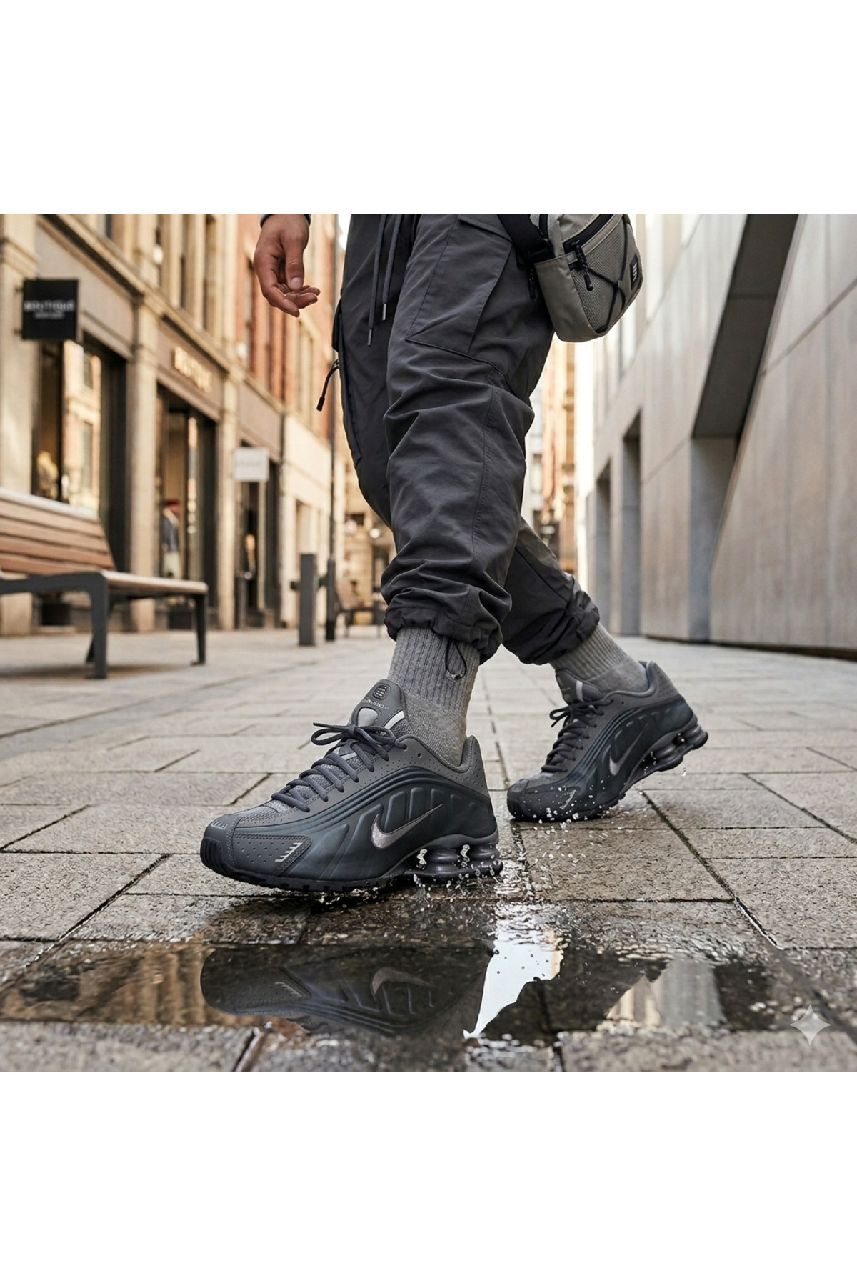 کفش ورزشی Shox R4 Spormoon نایکی کفش اسنیکر Nike