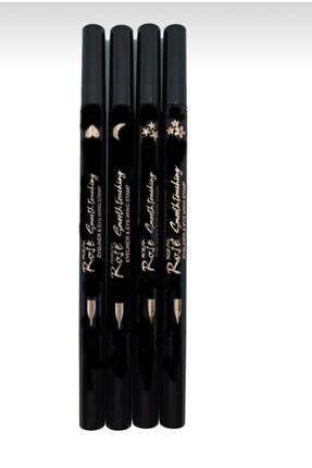 GÖZDEM BİJUTERİ Rose Smooth Touching Eyeliner Wing Stamp Çift Uçlu Kuyruklu E...