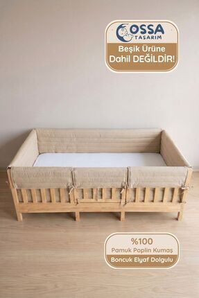 yasetex tasarım 90x190 Montessori ve Beşik İçin Kenar Koruma Seti Buble Full ...