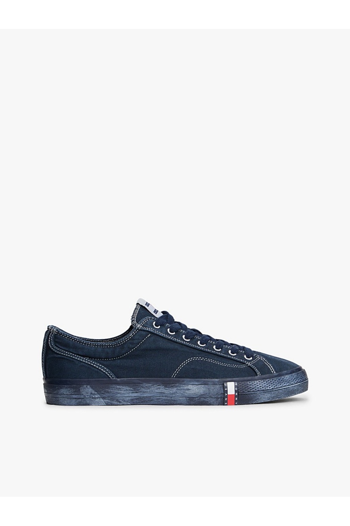 Tommy Hilfiger ARCHIVE VULC. Y2K WASHED CANVAS Erkek Mavi Sneakers