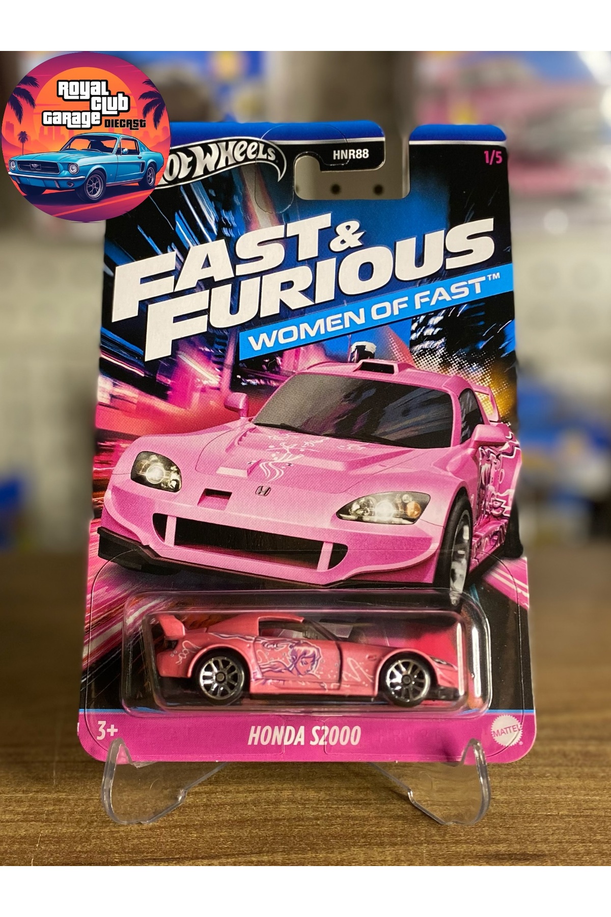 HOT WHEELS HONDA S2000 - WOMEN OF FAST - FAST AND FURIOUS - SILVER