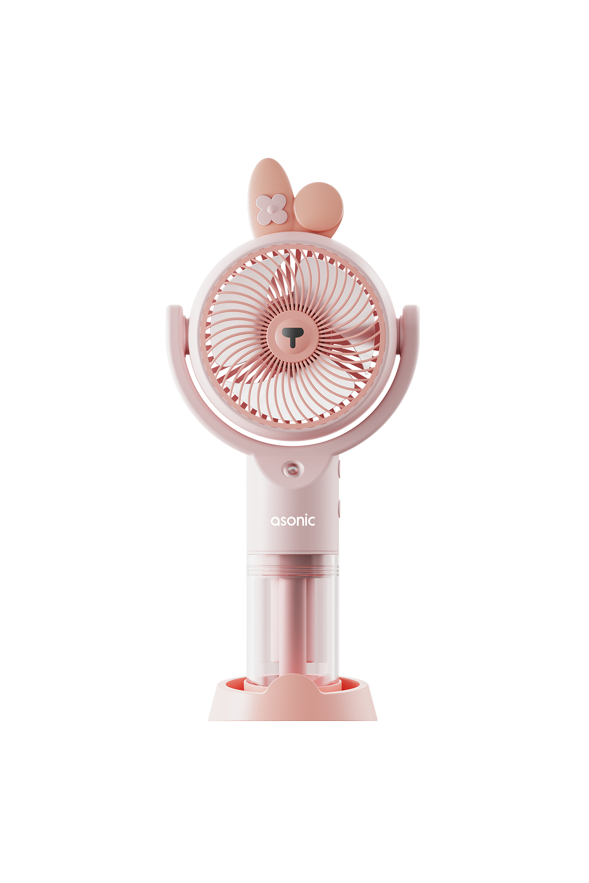 asonic AFN26 Pembe 500mAh 2 Kademe Nemlendirici Sprey USB Fan - Fiyatı