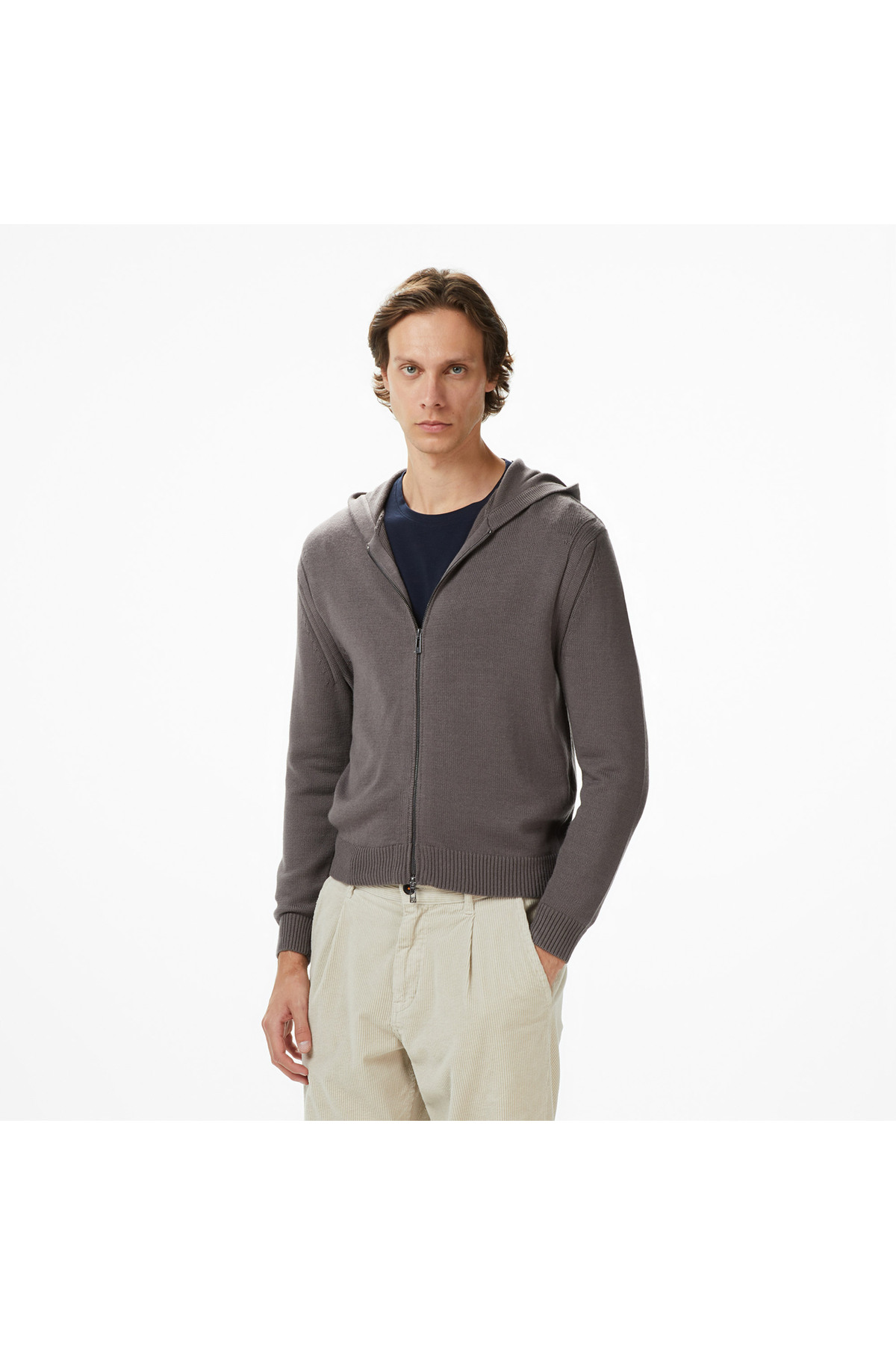 لباس بافتنی مردانه پشمی خاکستری آرمانی اکسچنج پلیور Armani Exchange