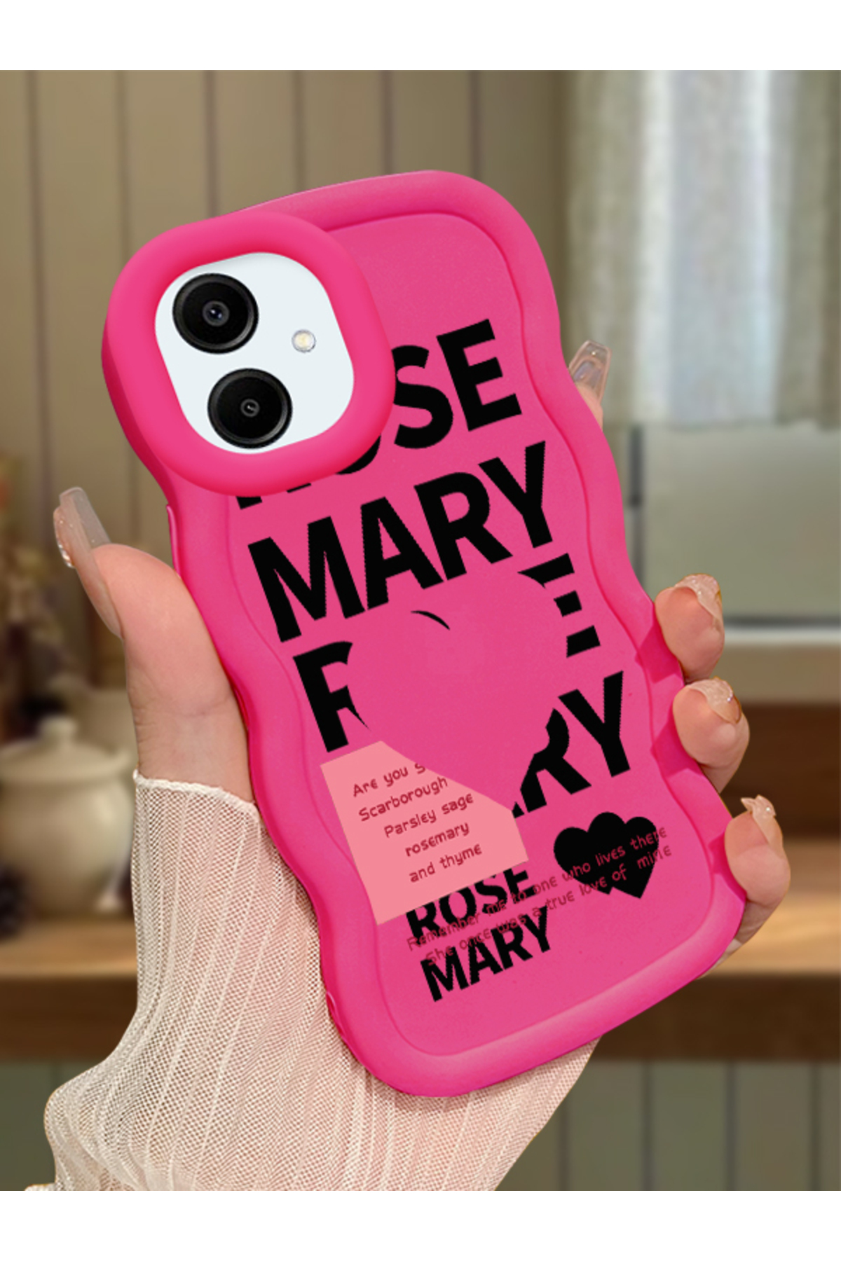 Samsung Galaxy A06 4G Compatible fuchsia Silicone Case Camera Protected Shock Absorbing Design Stylish Printing