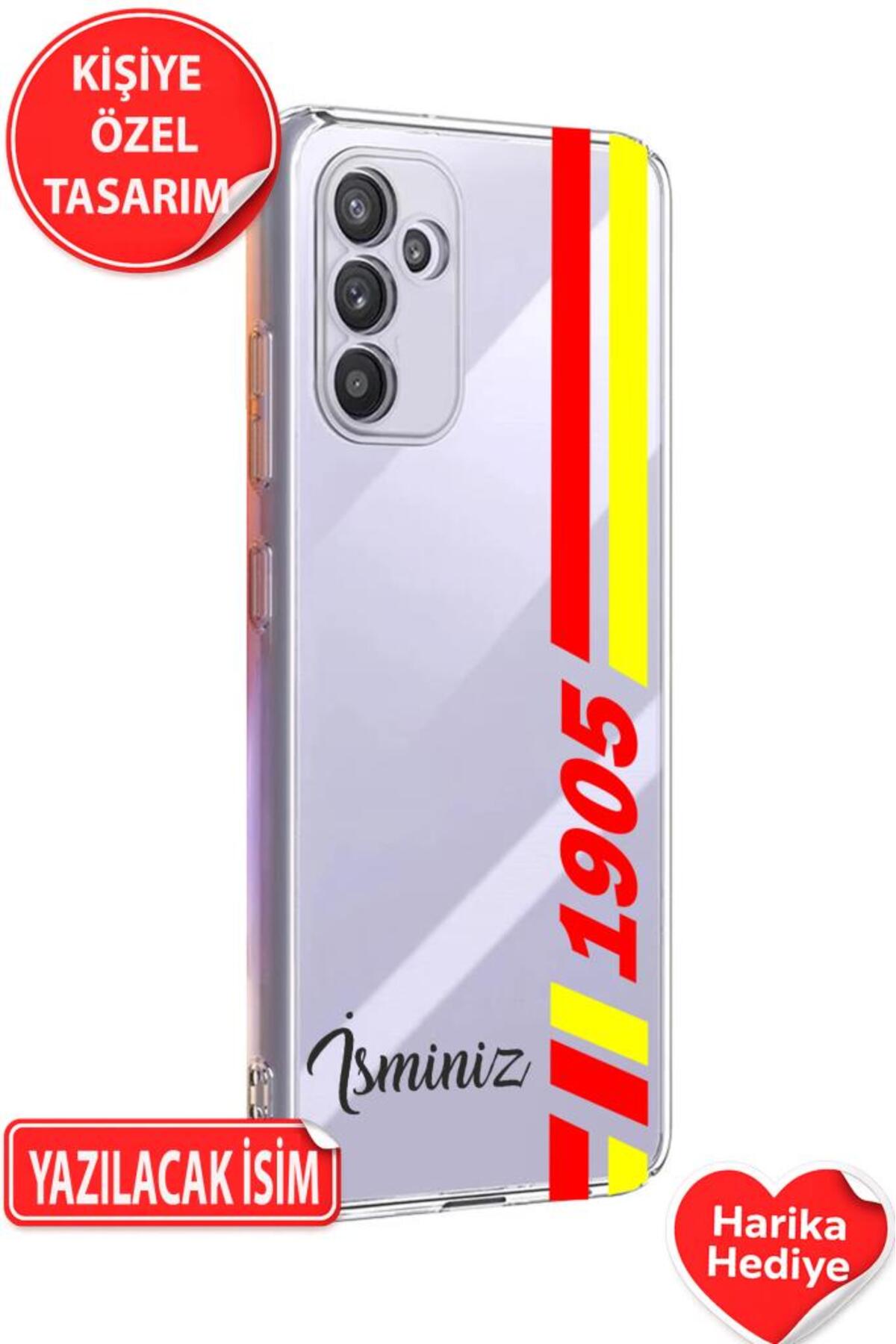 Samsung Galaxy A54 Compatible Personalized Gift Name Printable Patterned Transparent Silicone Case