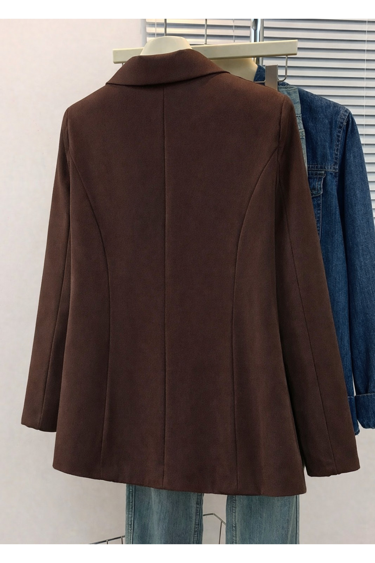 Hera Moda  KADIN Kahverengi Blazer Ceket - Görsel 4