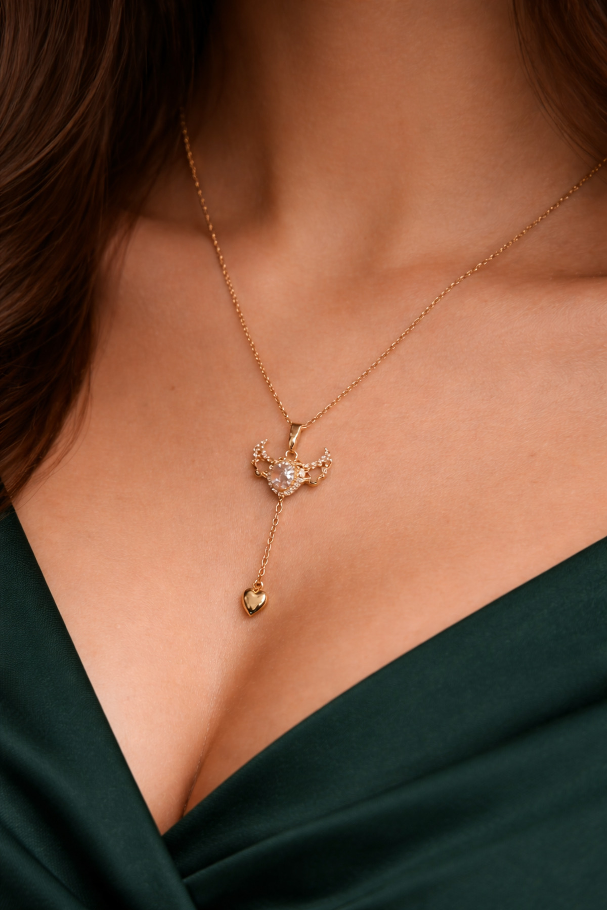 Melek Kalbi Kolye görsel 3