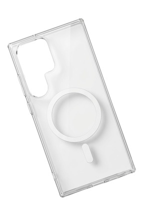 tcover Samsung S23 Ultra MagSafe Destekli Sert Mika Kılıf Şeffaf Sararma Dire...