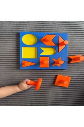 3dLand 8 Parça Eğitici Geometrik Şekiller Eğitici Set Oyuncak