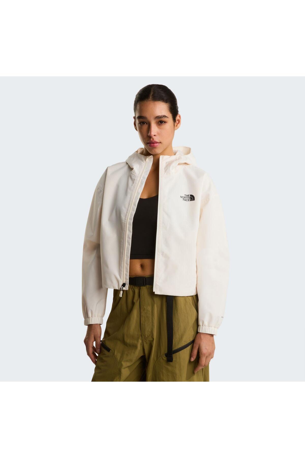 THE NORTH FACE W QUEST CROPPED Kadın Ceket NF0A8G13QLI1 Beyaz-XS görsel 4
