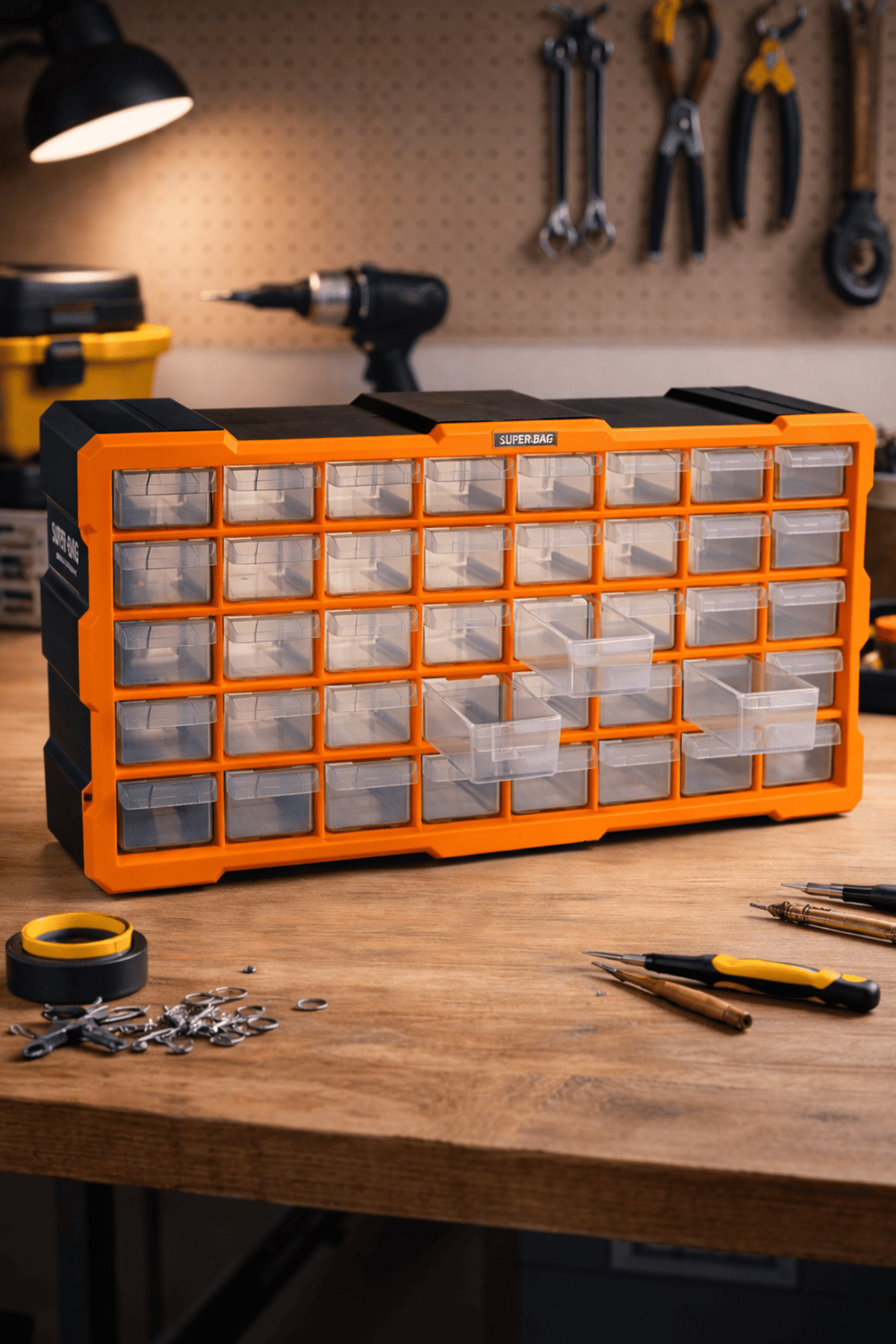 Alezy Super-Bag ASR-6003 Monoblok 40 Çekmeceli Organizer Seti