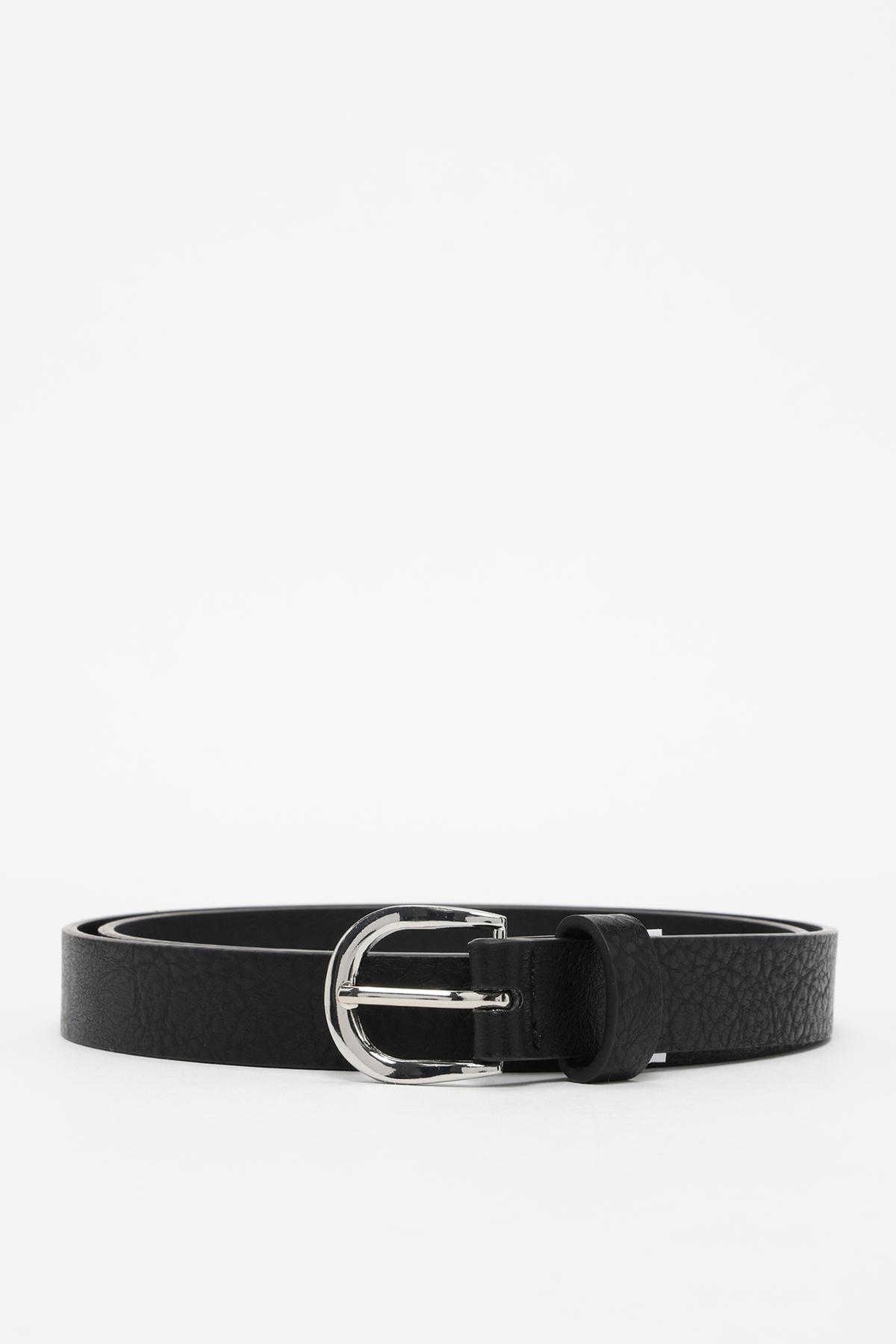 Thin artificial leather belt
