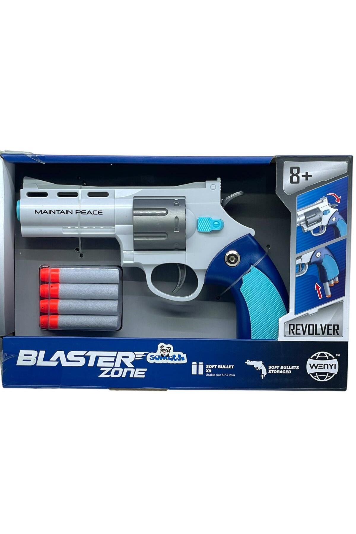 SCOWETTO Blaster Zone Oyuncak Revolver – Yumuşak Mermili (Soft