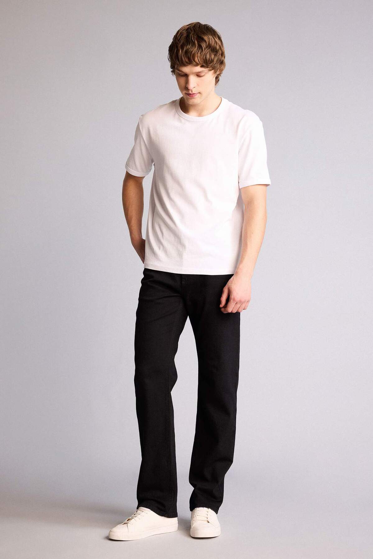 Sergio Regular Herb Normal Waist Pipe Leg Pants G8483AX26SM