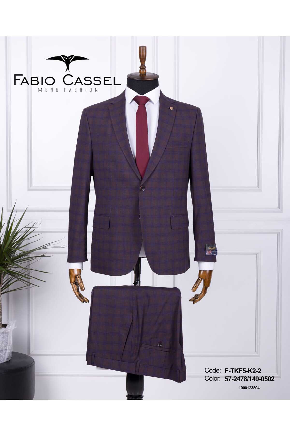 FABIO CASSEL 4 Drop Erkek Takım Elbise –Premium Kumaş görsel 3