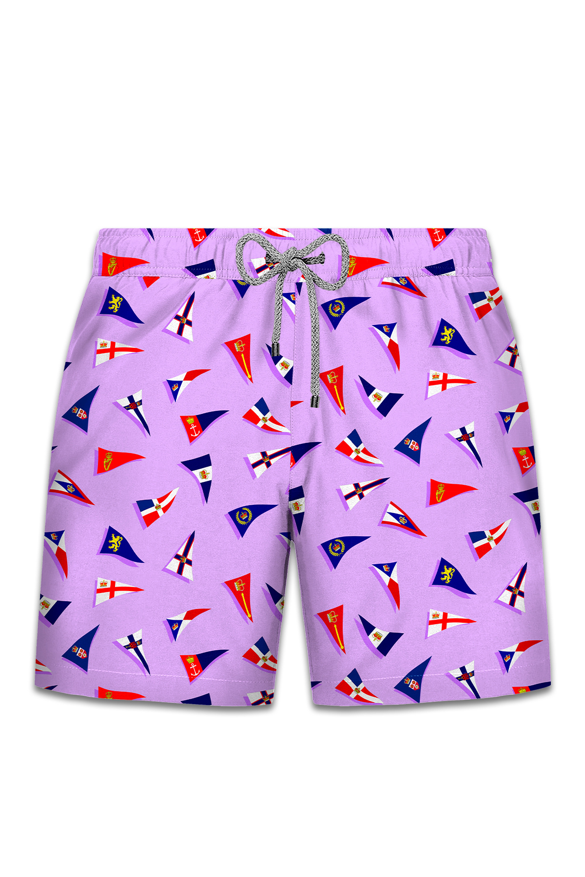 Swimwear - Printed Patterned Sea Shorts