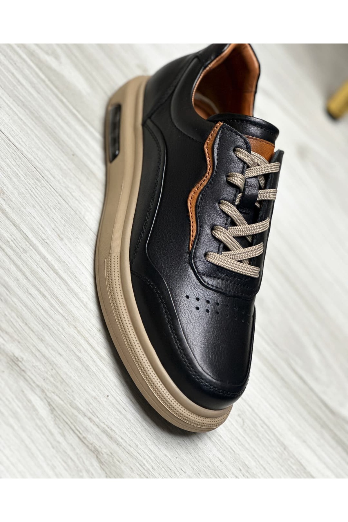 İtallano Ayakkabı MESTAR HAKİKİ DERİ AİR TABAN GÜNLÜK ERKEK SNEAKER AYAKKABI