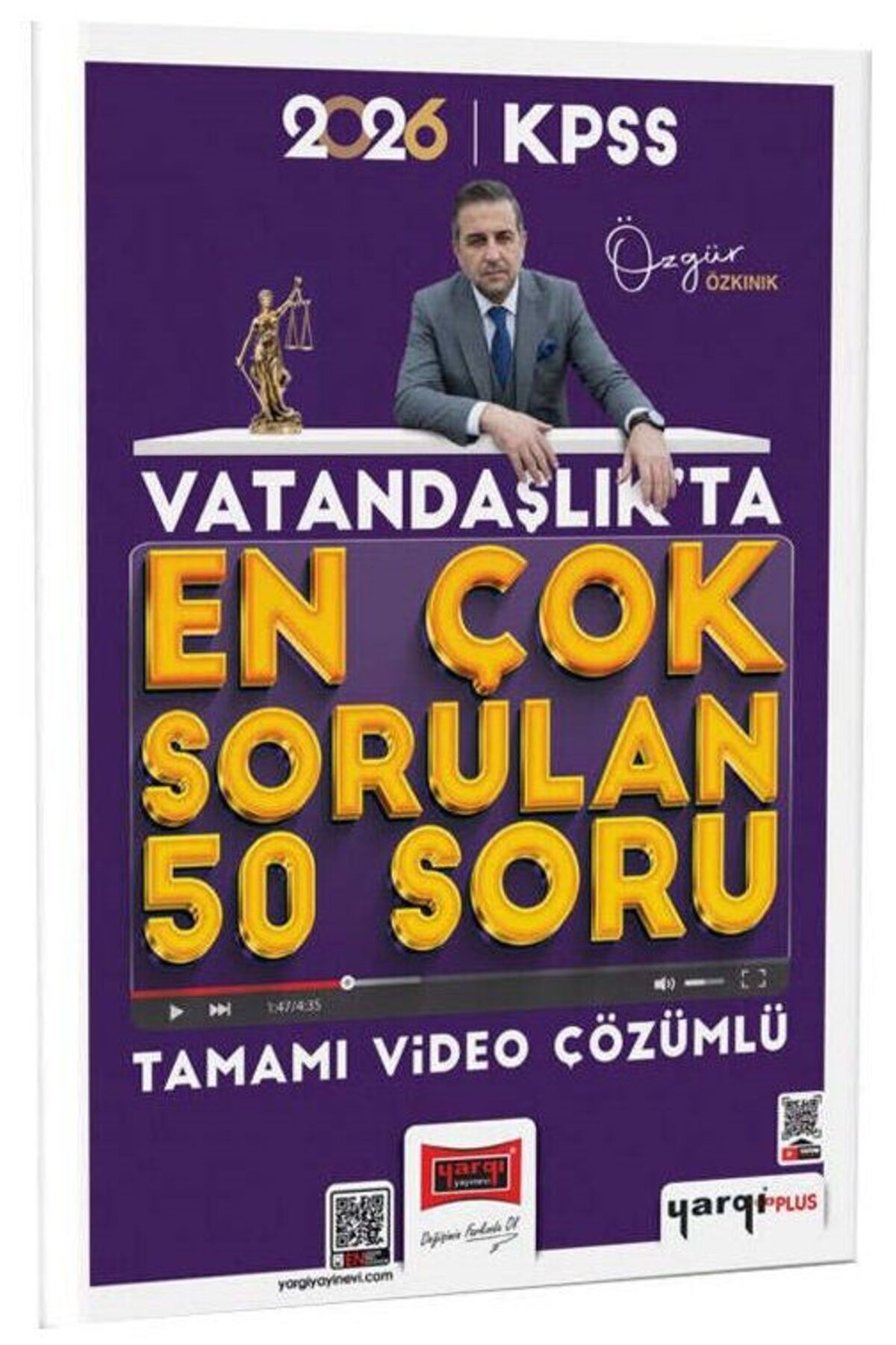 Yargı Yayınları Yargı 2026 KPSS Vatandaşlıkta En Çok Sorulan 50
