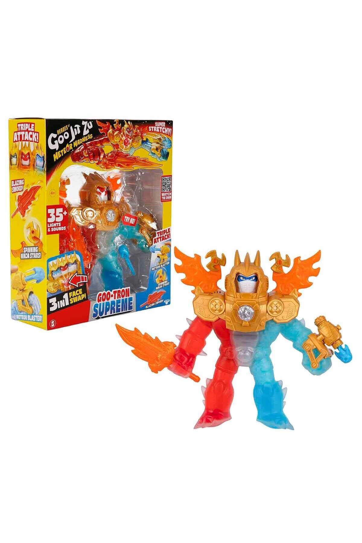 Goojitzu Sesli ve Işıklı 3'ü 1 Arada Meteor Madness Goo Tron
