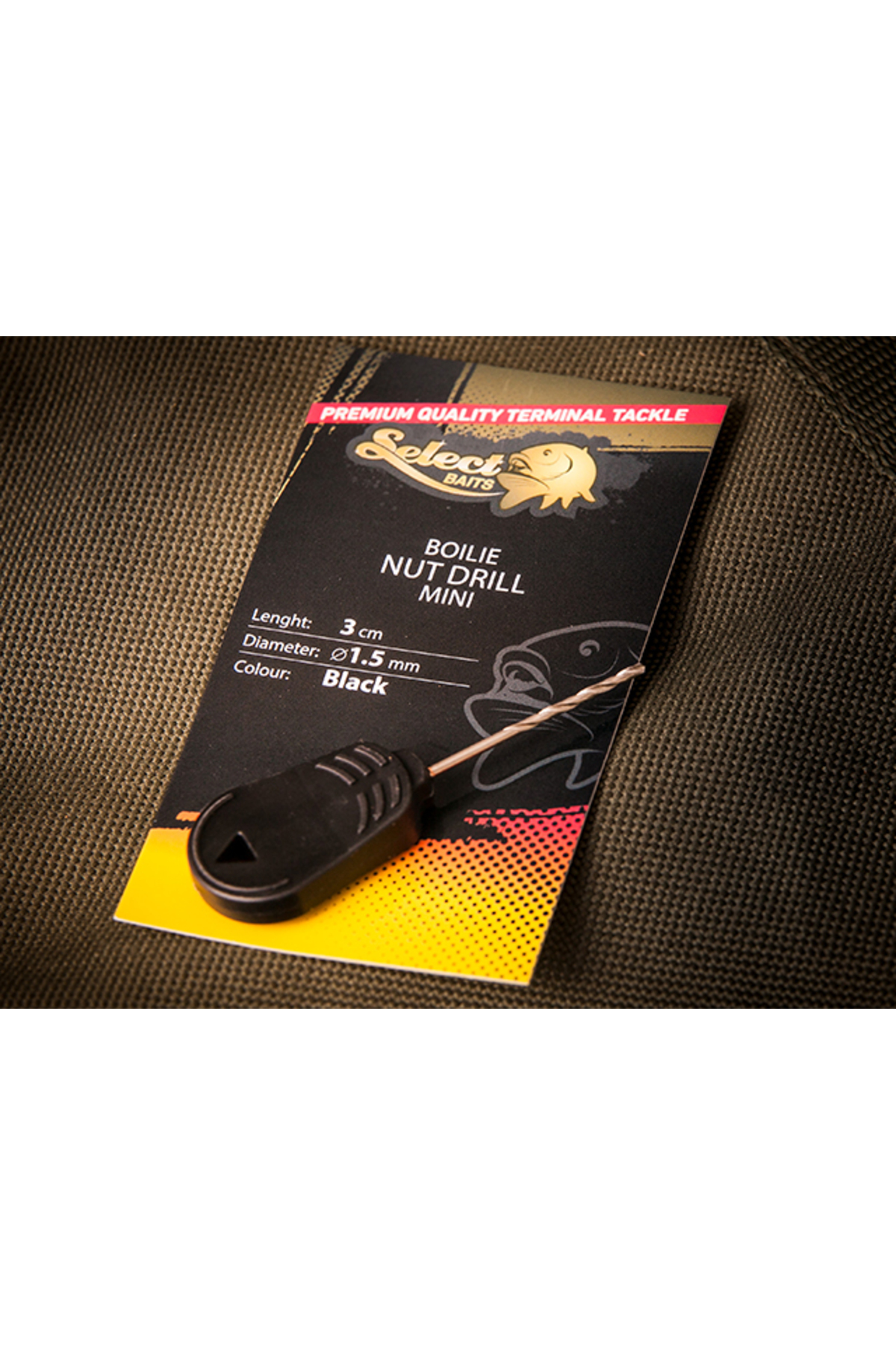 Burghiu Select Baits Boilie and Nut Drill Mini Black (negru) [1]