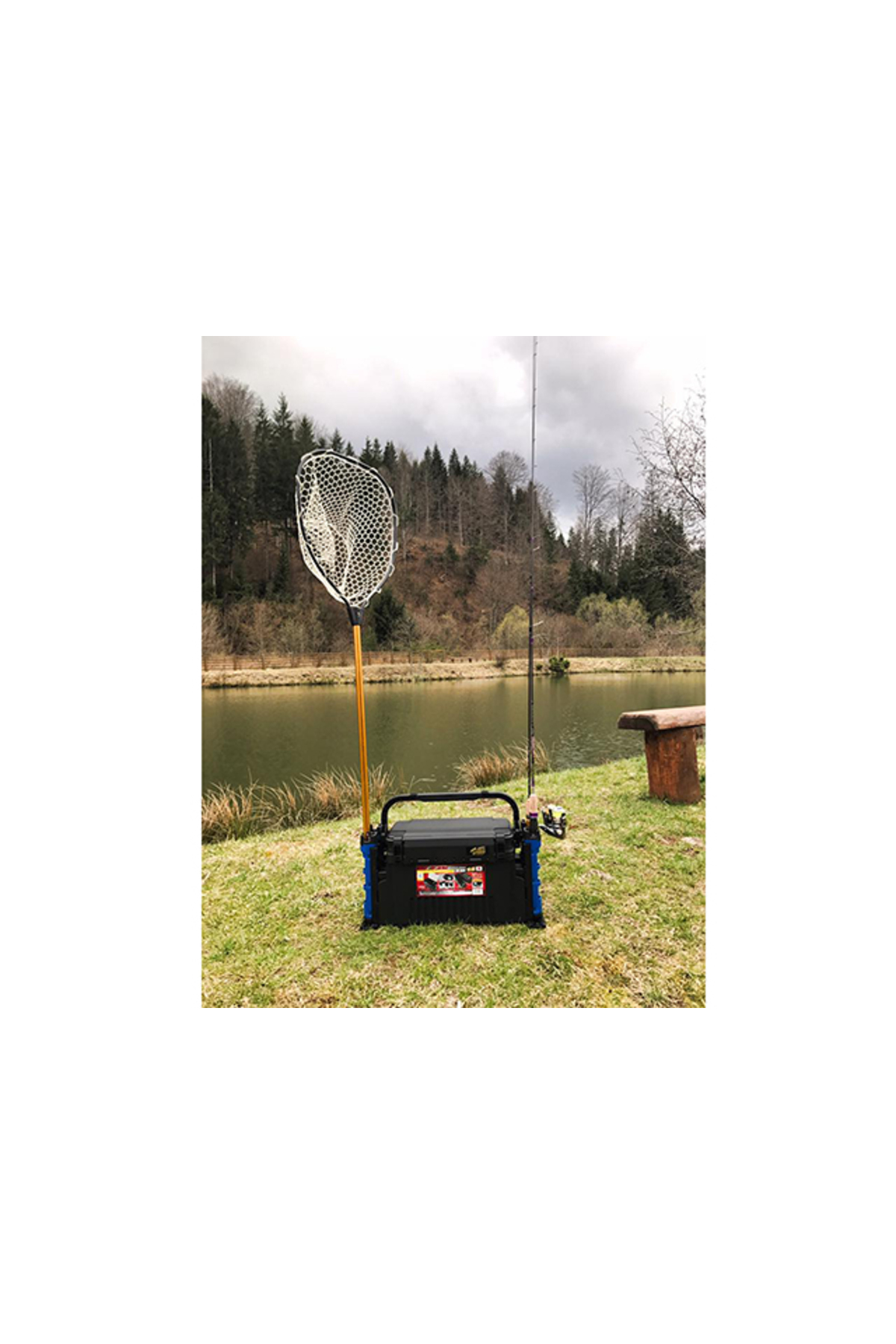 Suport Meiho Rod Stand BM-230 Black / Blue Rod Stand BM-230 Black / Blue [3]