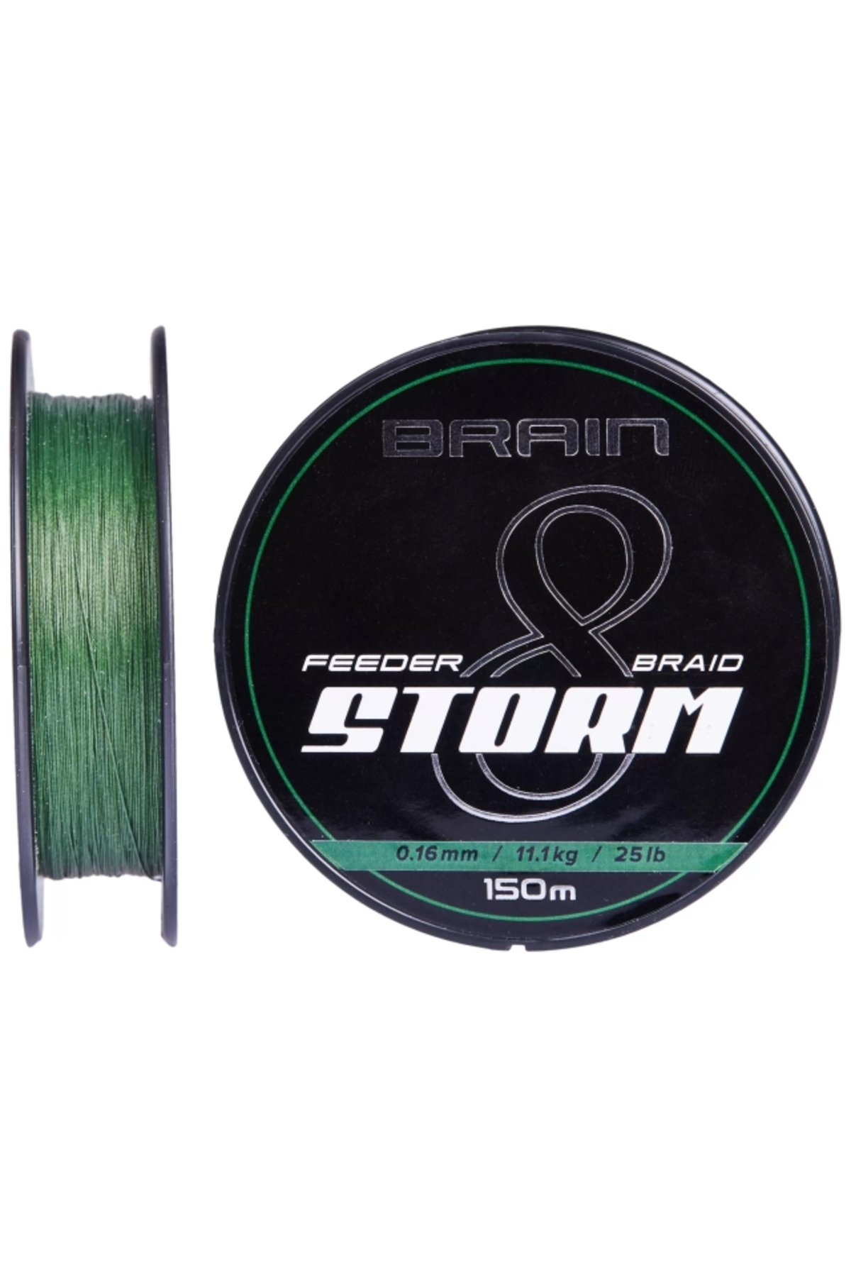 Accesorii pescuit - Fir textil Brain Storm 8X Green 150m 0.14mm - 9.0kg